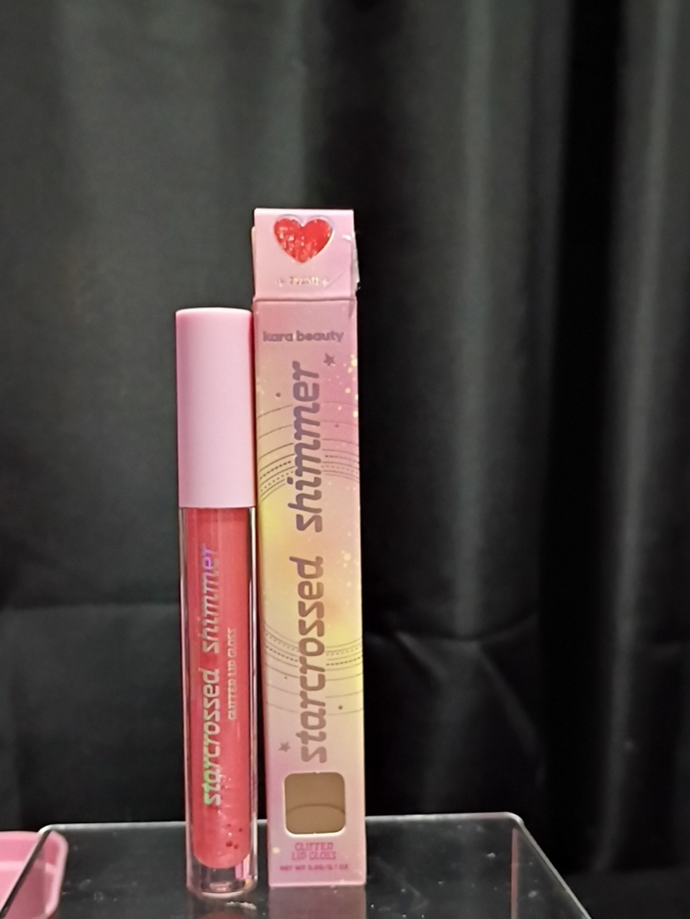 Kara Beauty Starcrossed Shimmer Glitter Lip Gloss — Blush